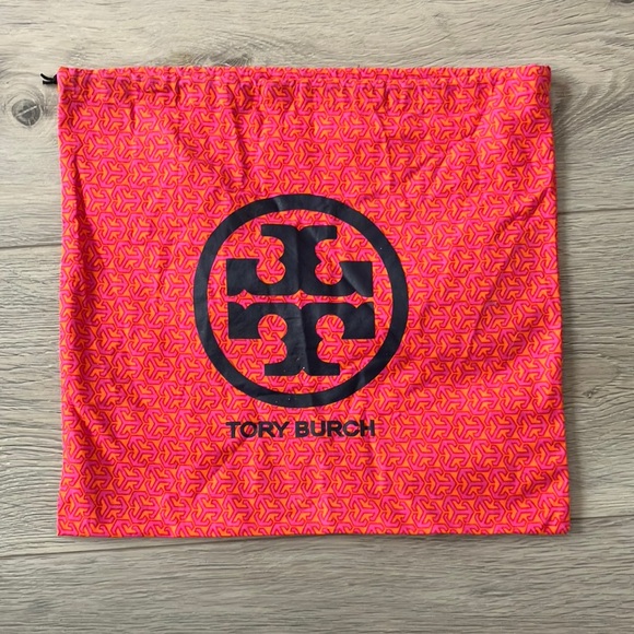Tory Burch Vibrant Pink Logo Pouch - Picture 1 of 1